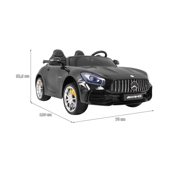 Автомобіль на акумуляторі 4x4 Mercedes-Benz GT R, лакований, чорний