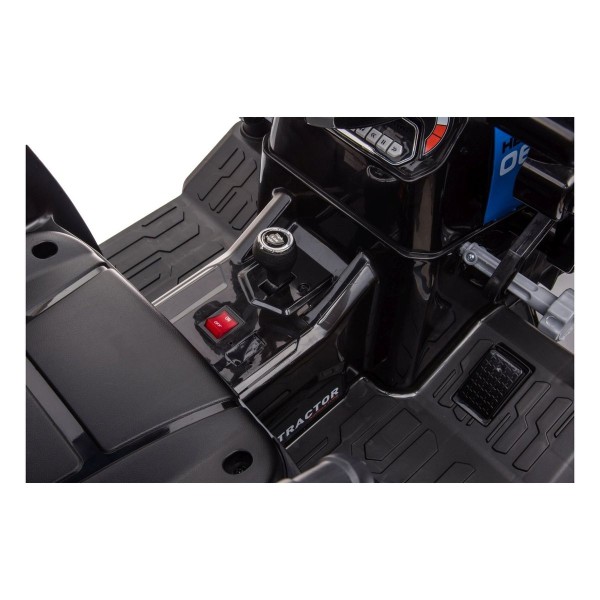 Трактор з причіпом на акумуляторі MEGA Traktor D68, блакитний