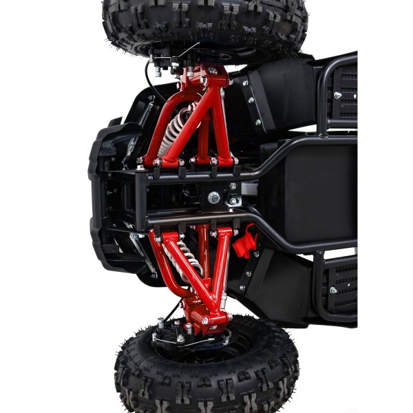 Квадроцикл 4x4 на акумулятор швидкісний 35км/год Quad Highper, червоний