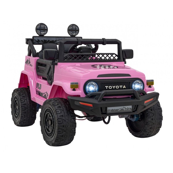 Джип на акумуляторі 4x4 Toyota FJ Cruiser, рожевий