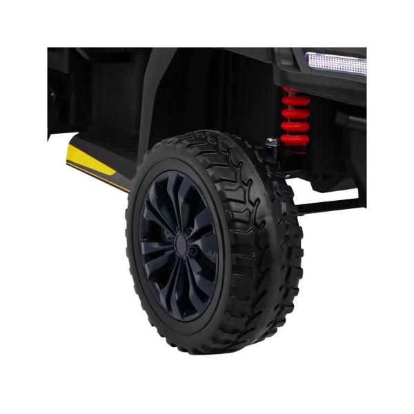 Джип на акумулятор 4x6 шестиколісний двомісний Ramiz Farmer Truck, чорний