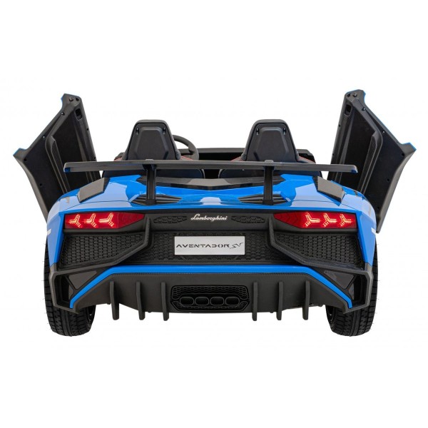 Автомобіль на акумуляторі двомісний Lamborghini Aventador SV Strong, блакитний