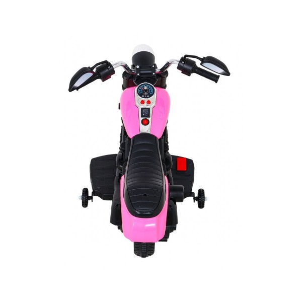Мотоцикл на акумулятор Ramiz Chopper V-Max, рожевий