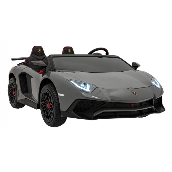 Автомобіль на акумуляторі двомісний Lamborghini Aventador SV Strong, сірий