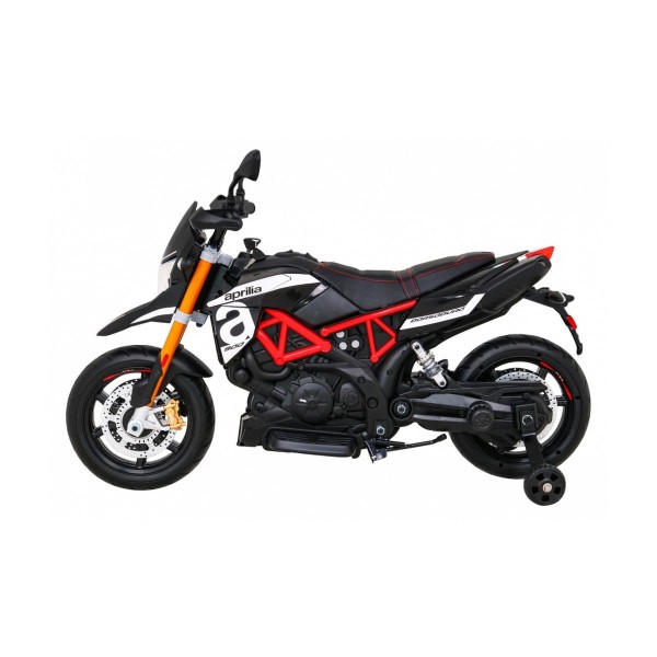 Мотоцикл на акумуляторі Aprilia, чорний