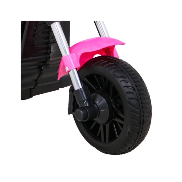 Мотоцикл на акумулятор Ramiz Chopper V-Max, рожевий