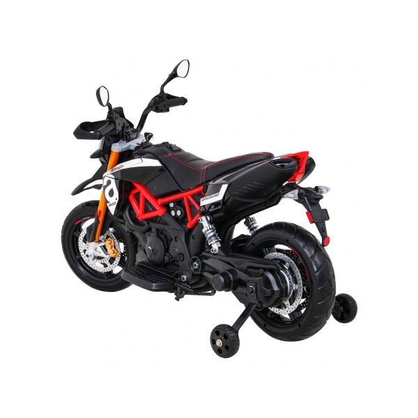 Мотоцикл на акумуляторі Aprilia, чорний