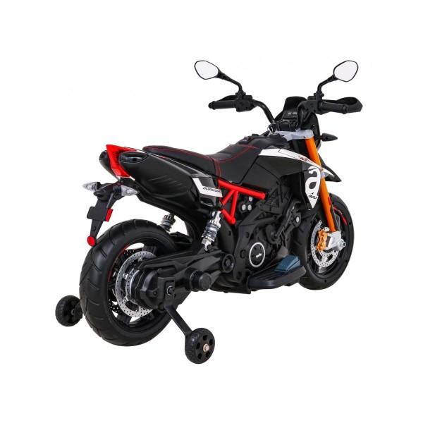 Мотоцикл на акумуляторі Aprilia, чорний