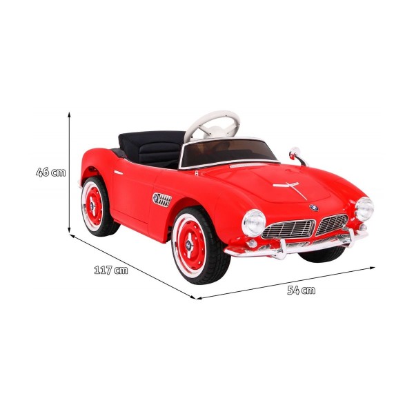 Автомобіль на акумулятор BMW 507 Retro, червоний
