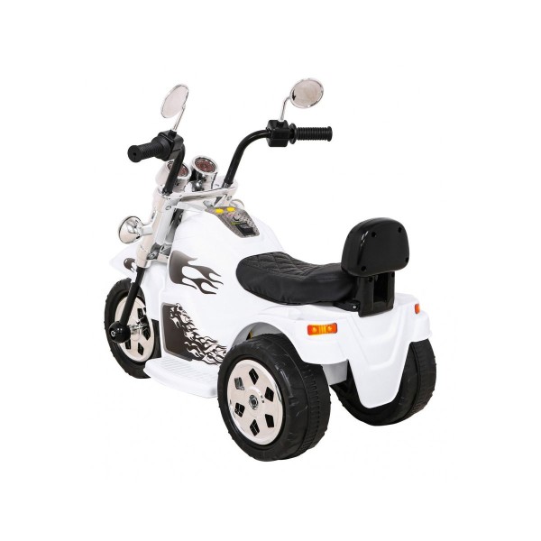 Мотоцикл на акумулятор Ramiz Hot Chopper, білий