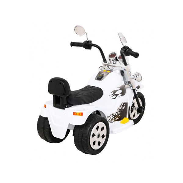 Мотоцикл на акумулятор Ramiz Hot Chopper, білий