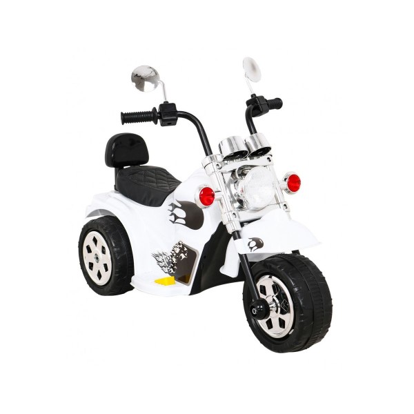 Мотоцикл на акумулятор Ramiz Hot Chopper, білий