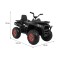 Квадроцикл на акумулятор 4x4 Ramiz Quad ATV Desert, чорний