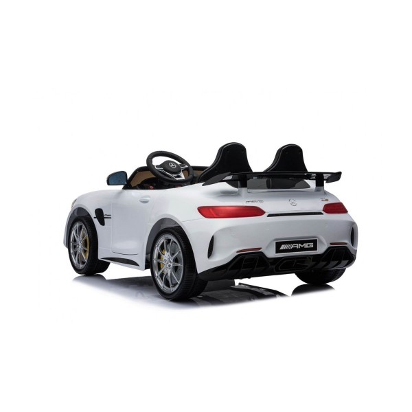 Автомобіль на акумуляторі 4x4 Mercedes-Benz GT R, лакований, білий