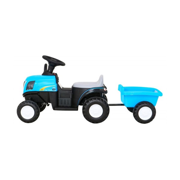 Трактор з причіпом на акумуляторі Ramiz New Holland T7