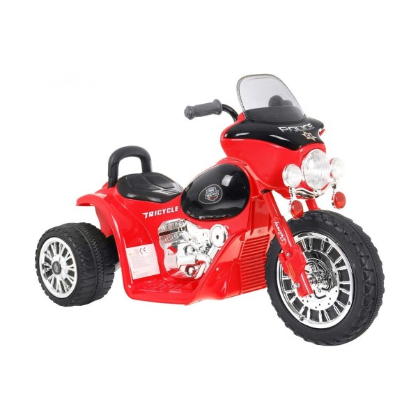 Мотоцикл на акумулятор триколісний Ramiz Chopper, червоний