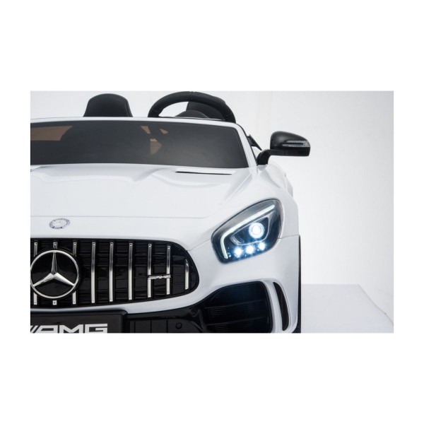 Автомобіль на акумуляторі 4x4 Mercedes-Benz GT R, лакований, білий