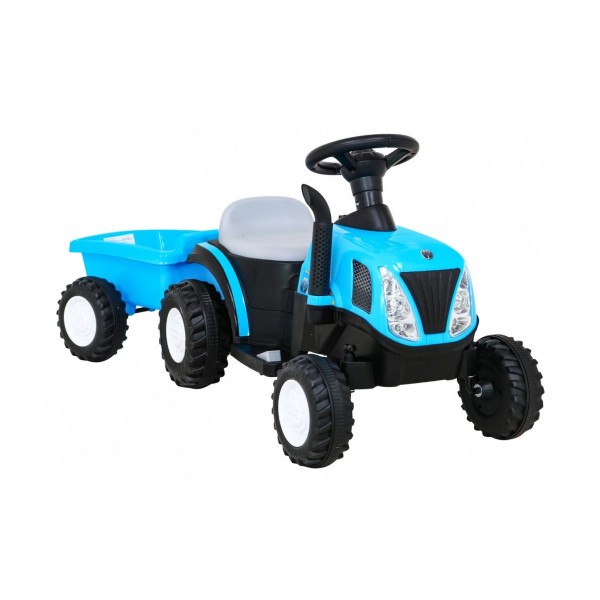 Трактор з причіпом на акумуляторі Ramiz New Holland T7