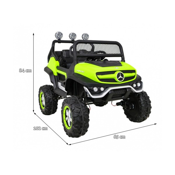 Джип на акумуляторі 4x4 Mercedes Benz Unimog, синій