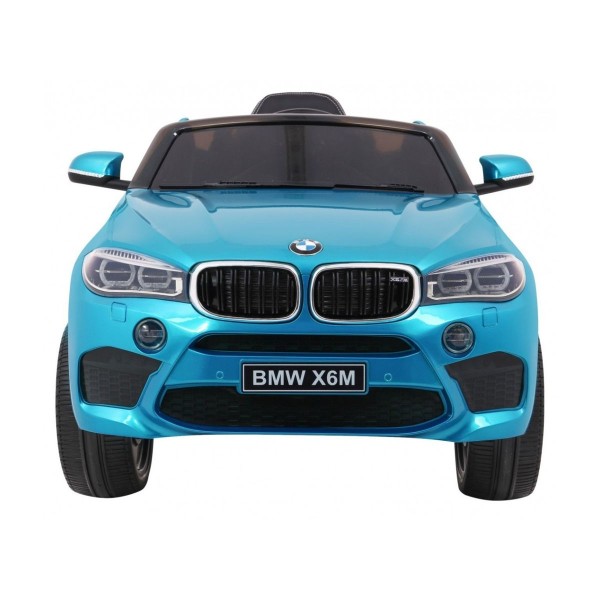 Автомобіль на акумуляторі BMW X6M, лакований, блакитний