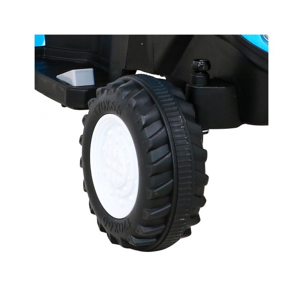 Трактор з причіпом на акумуляторі Ramiz New Holland T7