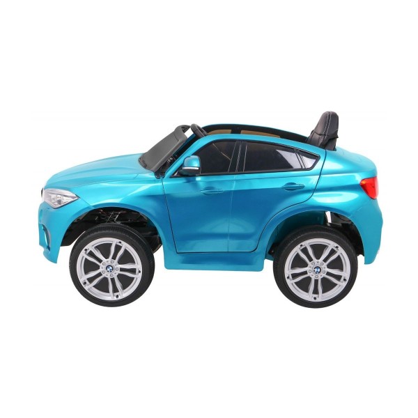 Автомобіль на акумуляторі BMW X6M, лакований, блакитний