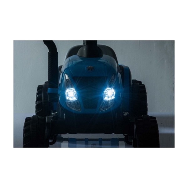 Трактор з причіпом на акумуляторі Ramiz New Holland T7
