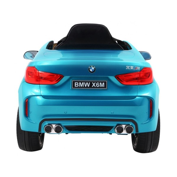 Автомобіль на акумуляторі BMW X6M, лакований, блакитний