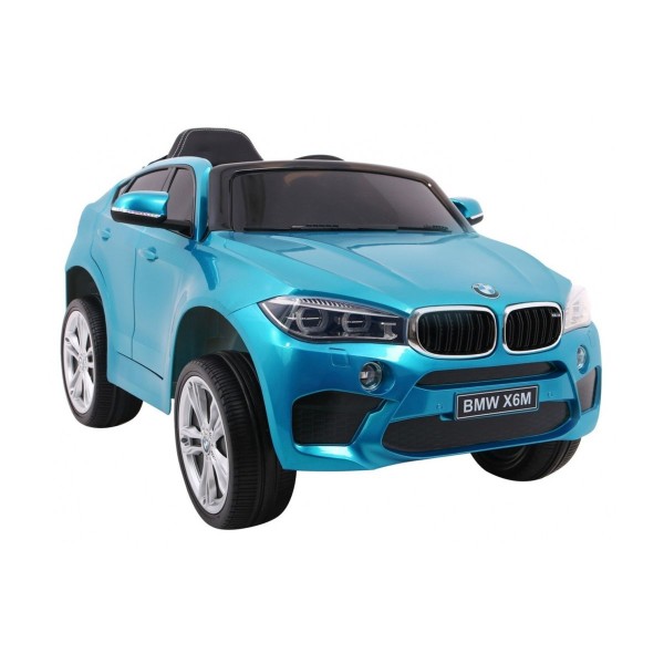 Автомобіль на акумуляторі BMW X6M, лакований, блакитний
