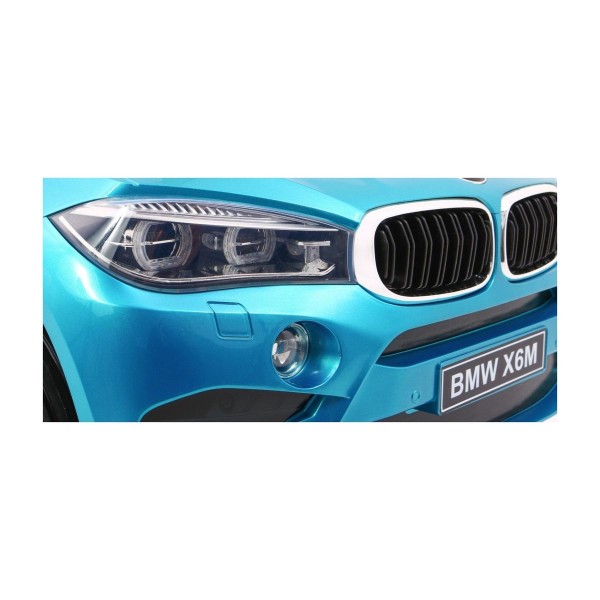 Автомобіль на акумуляторі BMW X6M, лакований, блакитний