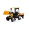 Трактор з причіпом на акумуляторі MEGA Traktor D68, жовтий