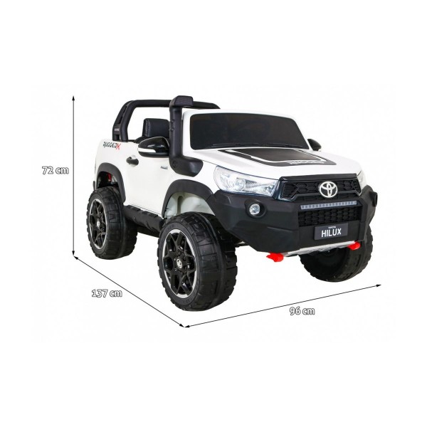 Джип на акумуляторі Toyota Hilux, білий