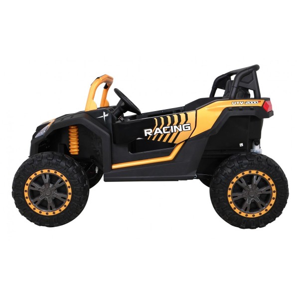 Повнопривідний баггі 4x4 на акумулятор Ramiz ATV Racing, золотий