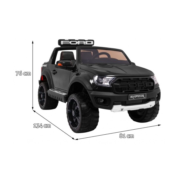 Джип на акумулятор Ford Ranger Raptor, чорний