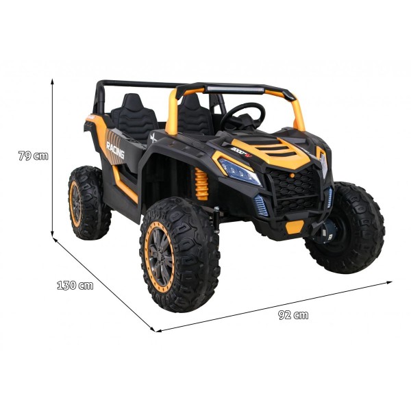 Повнопривідний баггі 4x4 на акумулятор Ramiz ATV Racing, золотий