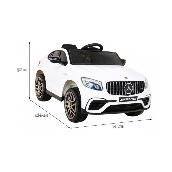 Автомобіль на акумулятор 4x4і Mercedes Benz GLC63S, білий