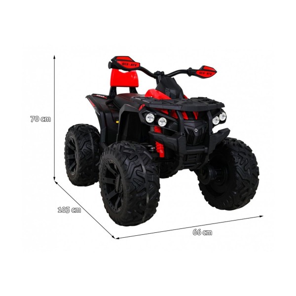 Квадроцикл на акумулятор Ramiz Quad ATV Power, червоний