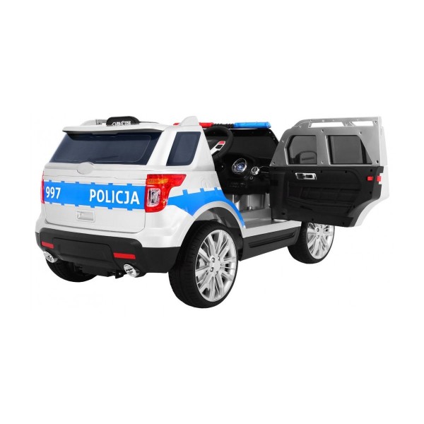 Джип на акумулятор поліцейський Ramiz SUV, біло-синій