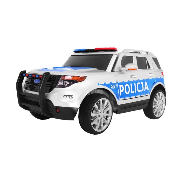 Джип на акумулятор поліцейський Ramiz SUV, біло-синій