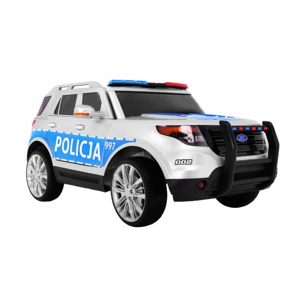 Джип на акумулятор поліцейський Ramiz SUV, біло-синій