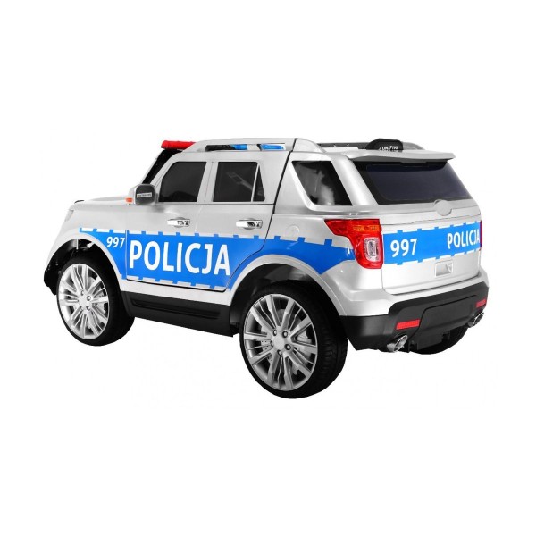 Джип на акумулятор поліцейський Ramiz SUV, біло-синій