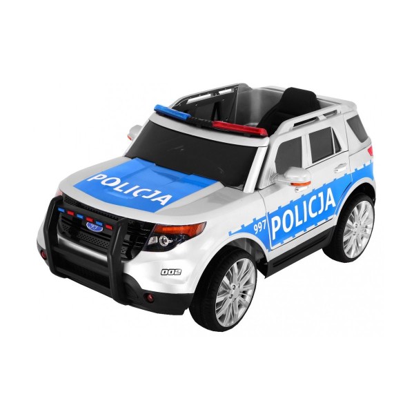 Джип на акумулятор поліцейський Ramiz SUV, біло-синій