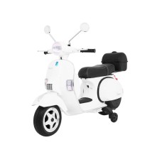 Дитячий скутер на акумуляторі Skuter Vespa, білий