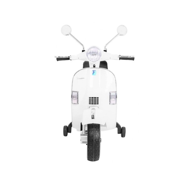 Дитячий скутер на акумуляторі Skuter Vespa, білий