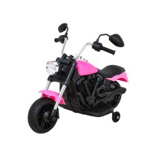 Мотоцикл на акумулятор Ramiz Chopper V-Max, рожевий