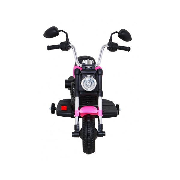 Мотоцикл на акумулятор Ramiz Chopper V-Max, рожевий
