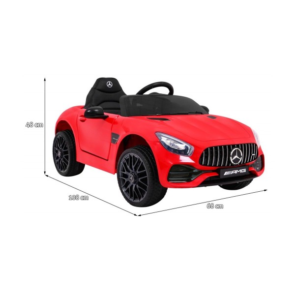 Автомобіль на акумуляторі Mercedes Benz GT, червоний