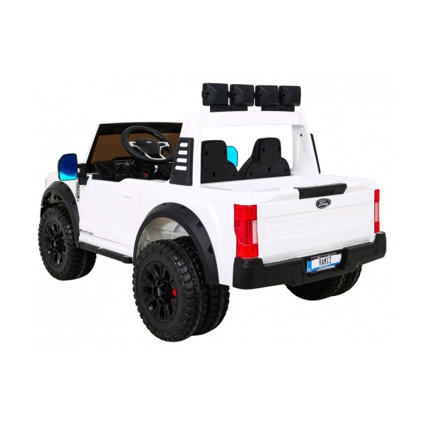 Джип на акумулятор Ford Super Duty, білий