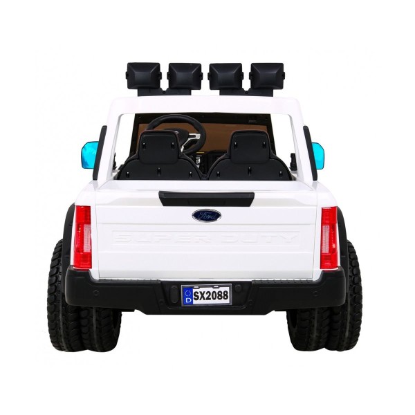 Джип на акумулятор Ford Super Duty, білий
