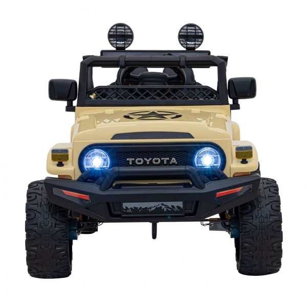 Джип на акумуляторі 4x4 Toyota FJ Cruiser, бежевий